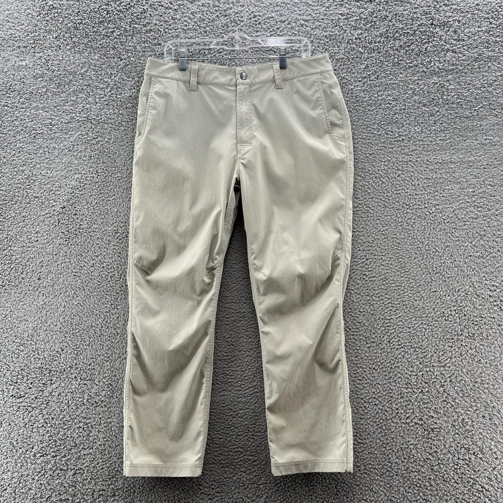 Stio Pants Mens 36X28 Beige Recycled Nylon Hiking Outdoor Stretch Casual